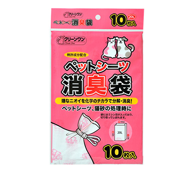クリーンワン ペットシーツ消臭袋 10枚
