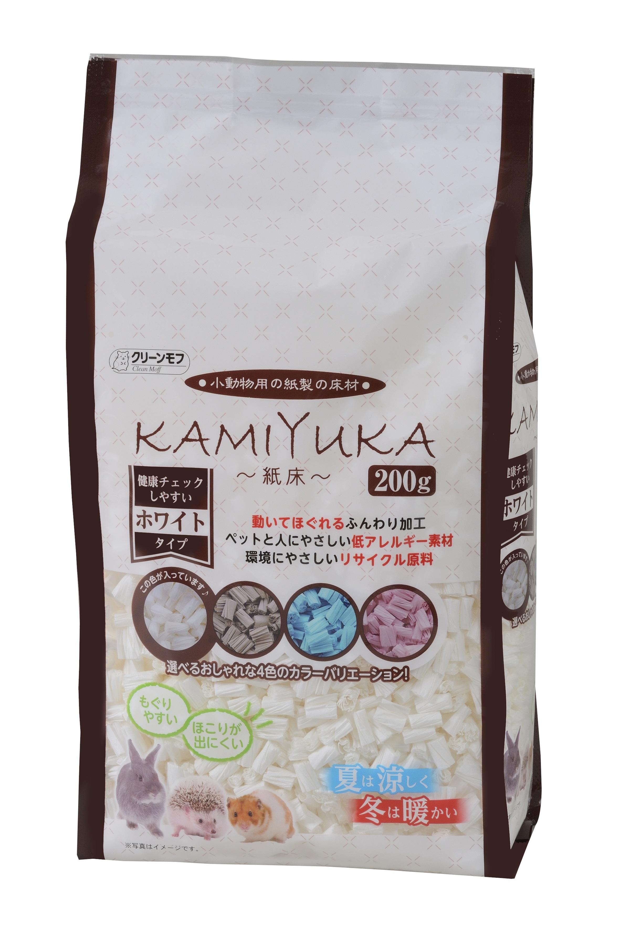 小動物用床材KAMIYUKA～紙床～ホワイト200g
